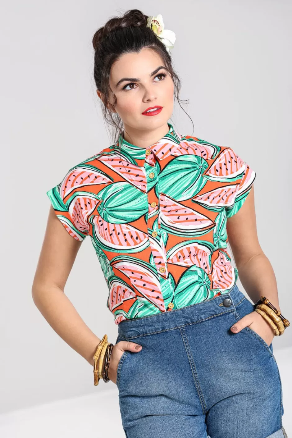 Hell Bunny Popsoda | Women Blouses | Tops