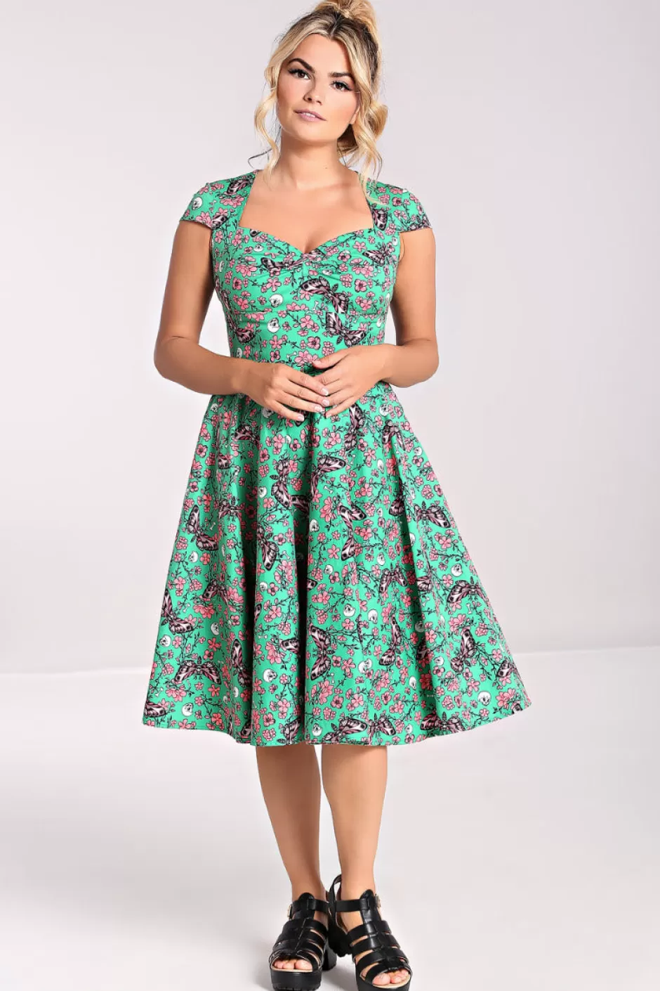 Hell Bunny Popsoda | Women 50S Dresses | Dresses With Pockets