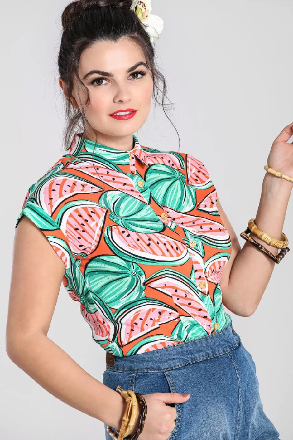 Hell Bunny Popsoda | Women Blouses | Tops